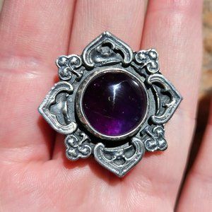 The Number Thirteen Fleur du Mal Amethyst